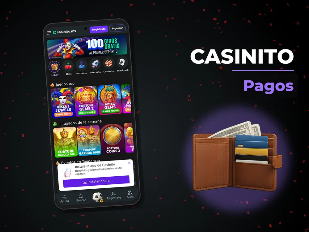 Casinito - Pagos