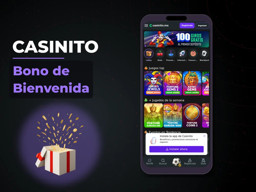 Casinito - Bono de Bienvenida